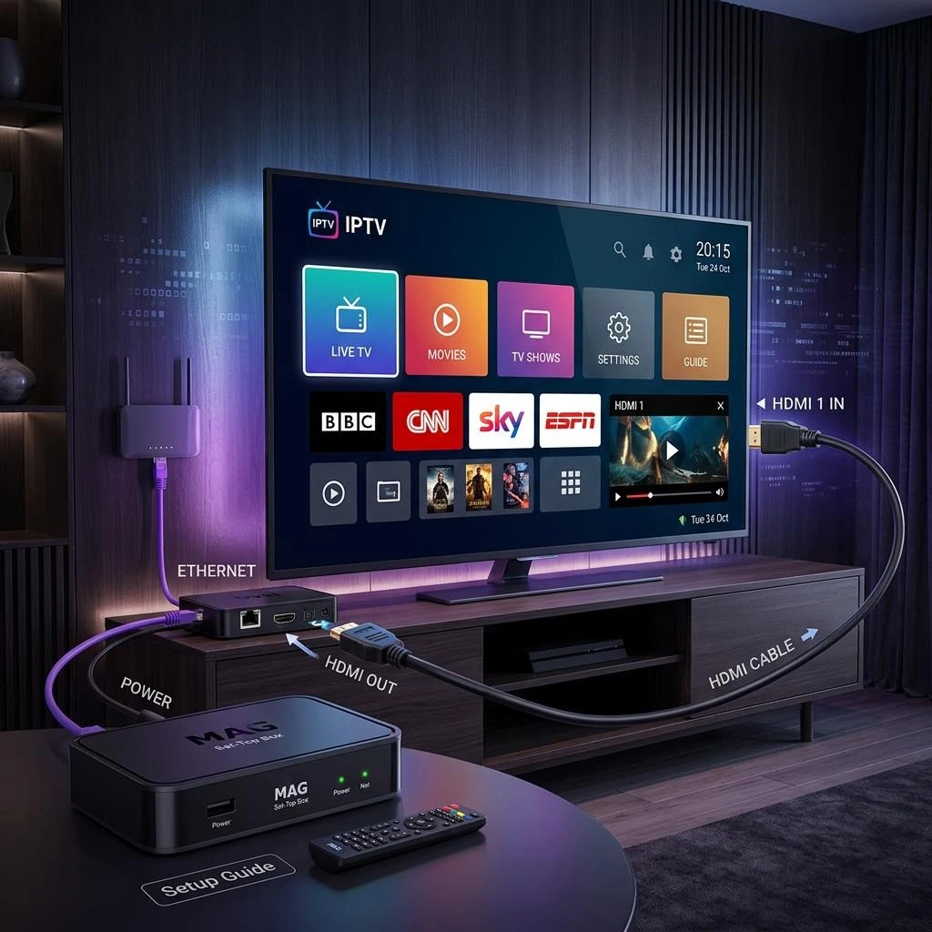 Connect Your MAG Device screenshot